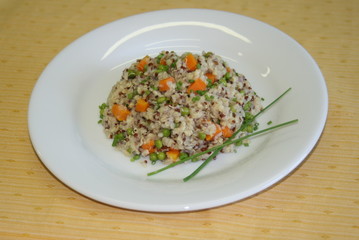 assiette de quinoa