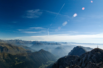 montagne dall'alto