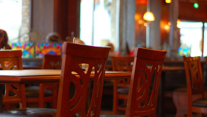 Fototapeta na wymiar interior of restaurant,cafe