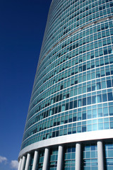 Glass office building
