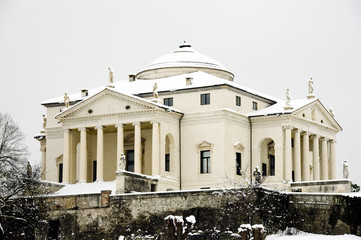 Villa Rotonda in snow