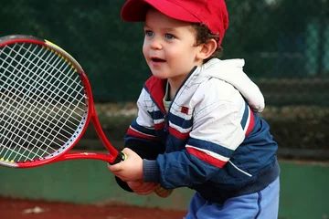 Foto op Canvas tennis boy © Snezana Skundric