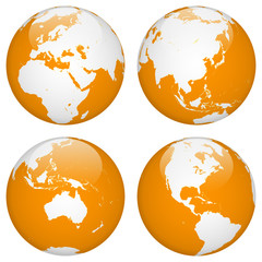 world globe earth © TimurD