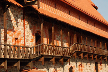 Obraz premium casle balcony
