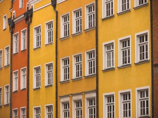 Fototapeta na wymiar kolorowe domy