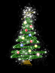 Stylized Christmas tree