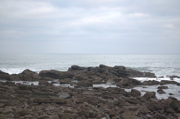 Rocas en la costa de Zumaia