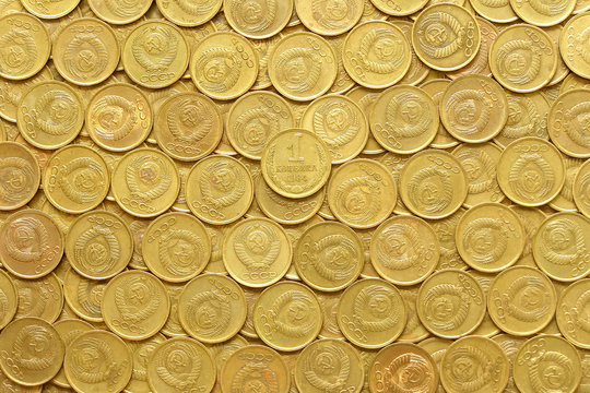 rows of coins