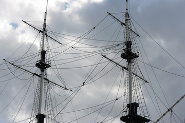 masts and ropes