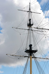 Fototapeta premium mast and sky