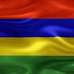 Obraz premium Flag - Isole Mauritius