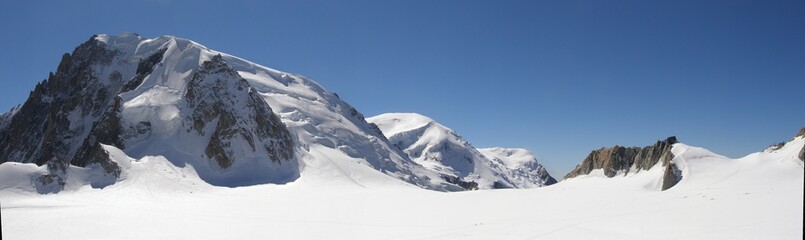 Mont Blanc du Tacul, Dôme et Aiguille du Goûter