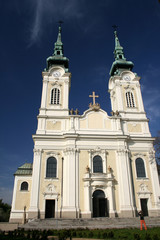 Fototapeta na wymiar Church of the Virgin Queen in Ostrava in Czech republic