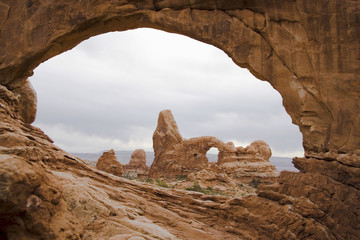 Turret Arch through North Window © Alysta
