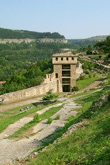 Fototapeta na wymiar Part of fortress Carevec in Veliko Tarnovo, Bulgaria
