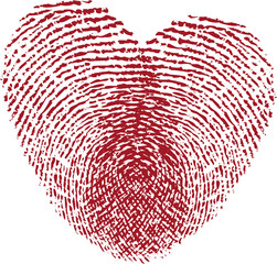 fingerprint heart