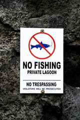 No fishing