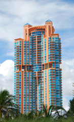 Upscale real estate in Miami beach
