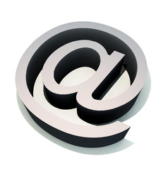 Obraz premium @ Symbol