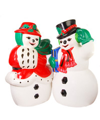 Mr. And Mrs. Snowman