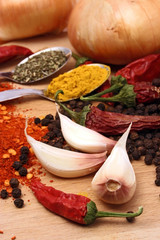 colorful spices