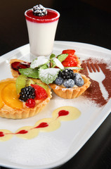 Mixed desert plate 