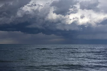 Photo sur Plexiglas Orage Tempête sur la mer