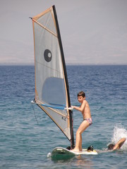 vela al vento