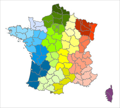 La France des régions et des départements