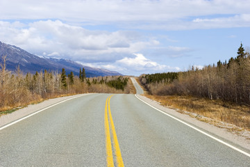 Fototapeta premium Highway through Alaska