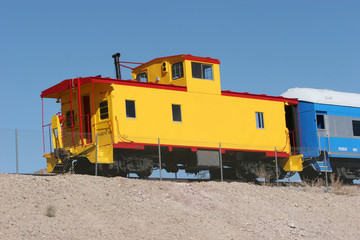 Colorful trains