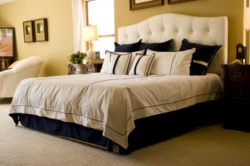 Modern master bedroom