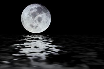 Fototapeta premium Moon reflection