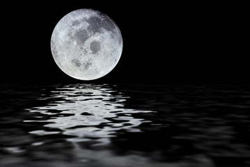 Moon reflection