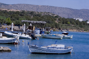 Fototapeta na wymiar Griechischer Hafen