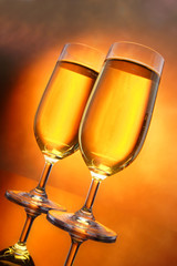 glasses of cider