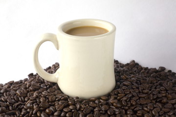 White Coffee mug