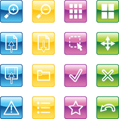 aqua image viewer icons