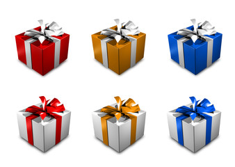 Set di regali colorati