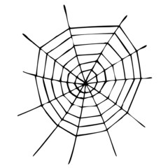Obraz premium spinnennetz