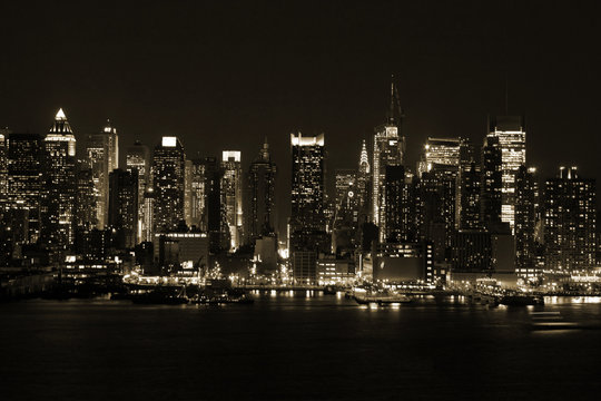 Fototapeta night in the city