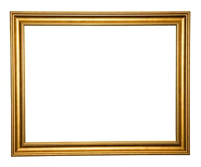 Fotobehang Schilderij old wooden frame  © Michal Adamczyk