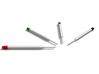 four pegs for fountain-pen from stainless steels