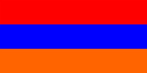 Naklejka premium Flagge Armenien