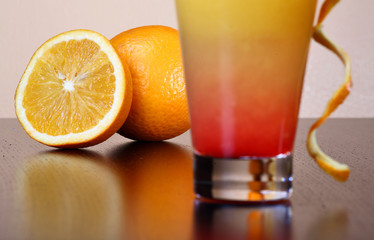 Fresh orange juice