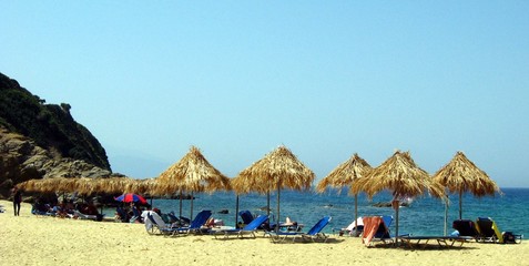 Fototapeta na wymiar beach in skyathos island