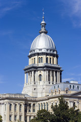 Fototapeta na wymiar Springfield, Illinois - State Capitol