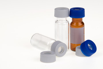 Capped vials