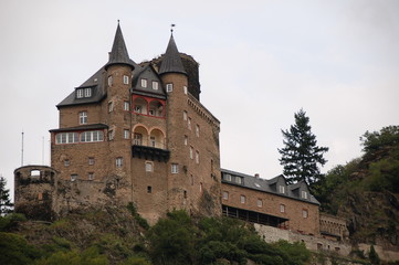 Fototapeta na wymiar a castle on Rhein