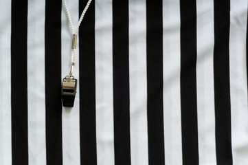 Referee Jersey and whistle